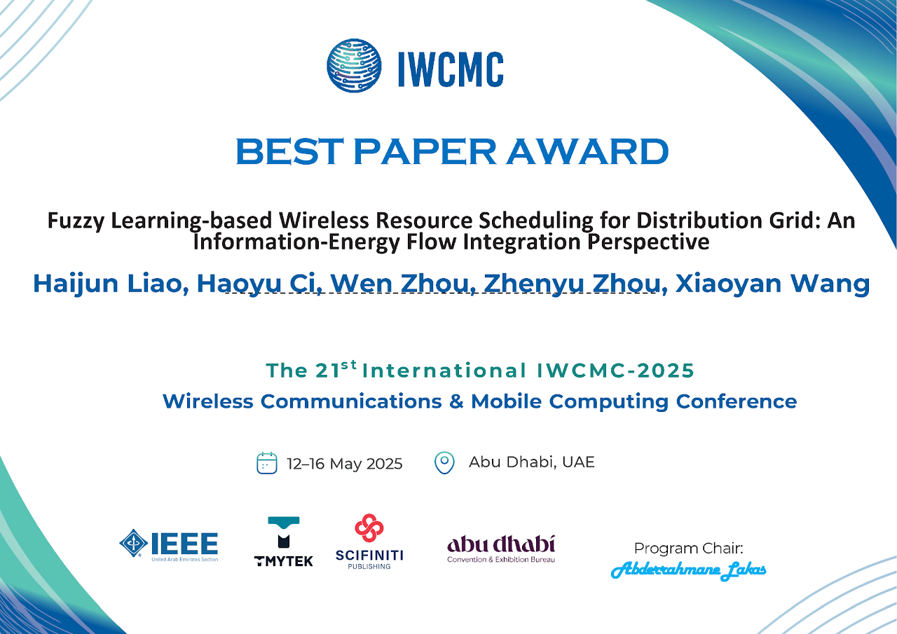 IWCMC Best Paper Award