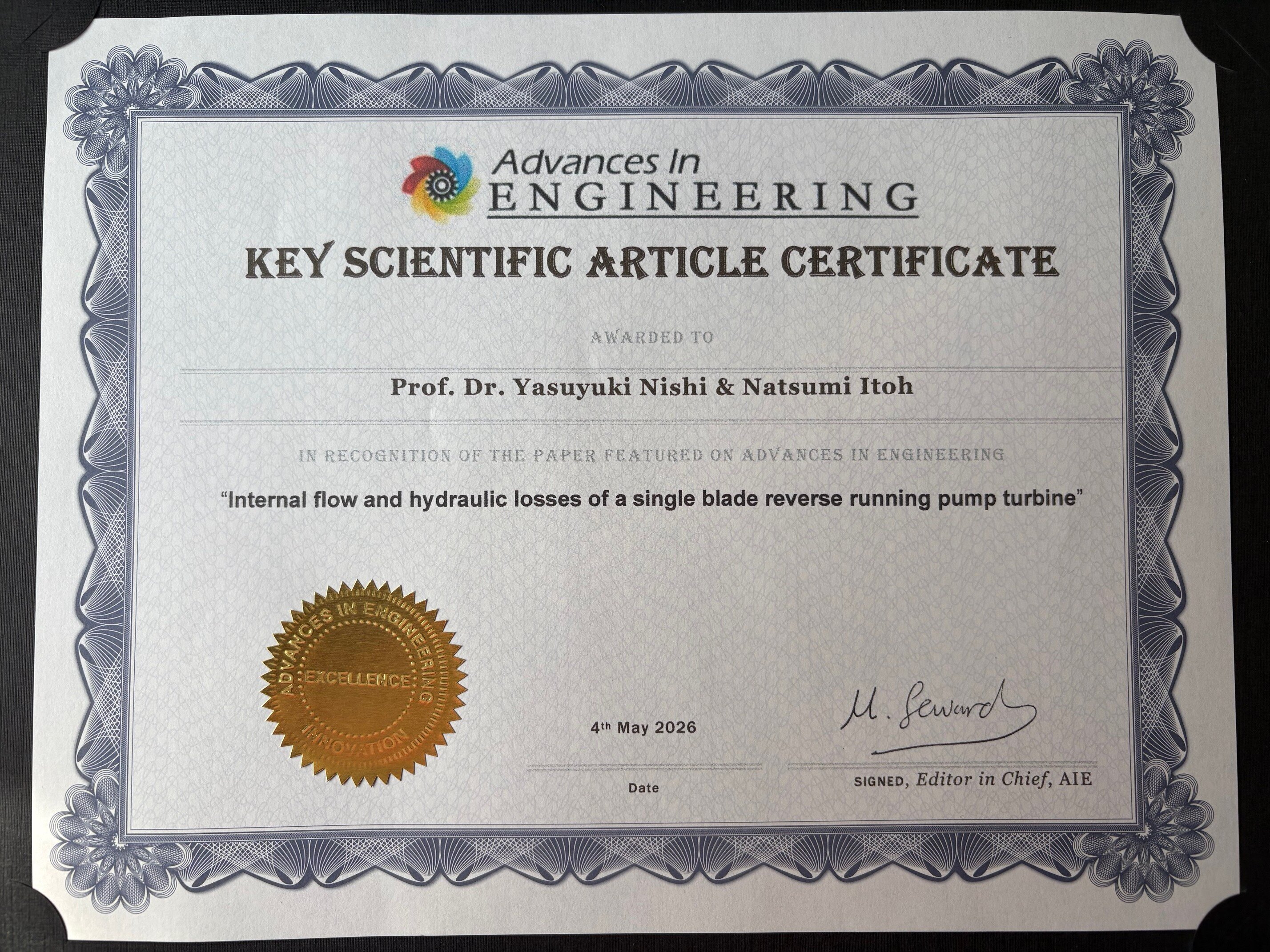 Key Scientific Article